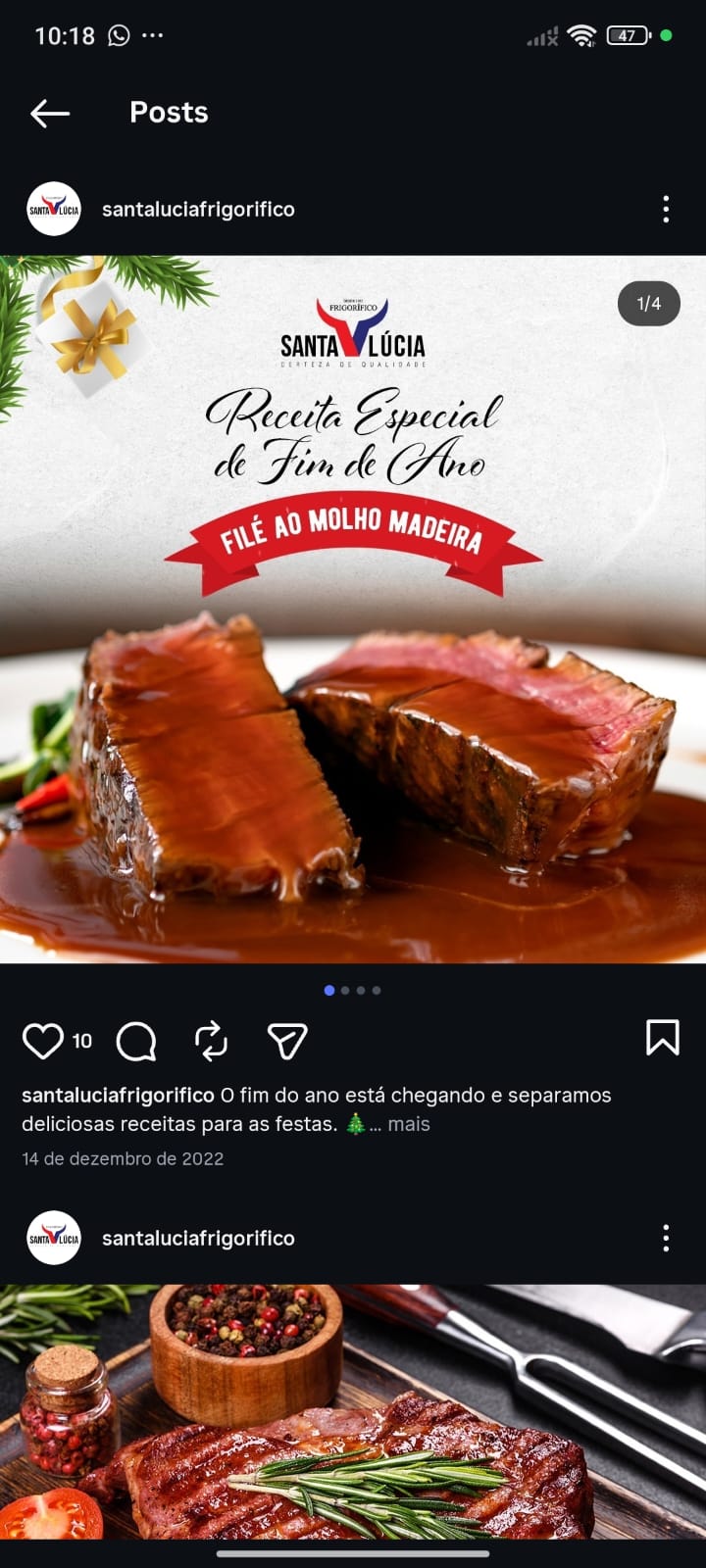 Filé ao Molho Madeira
